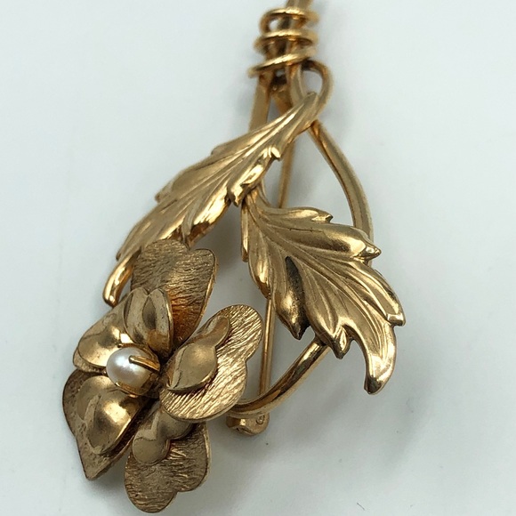 Gold Filled CA Arrow Carl Art Vintage Brooch Pin - Picture 4 of 5